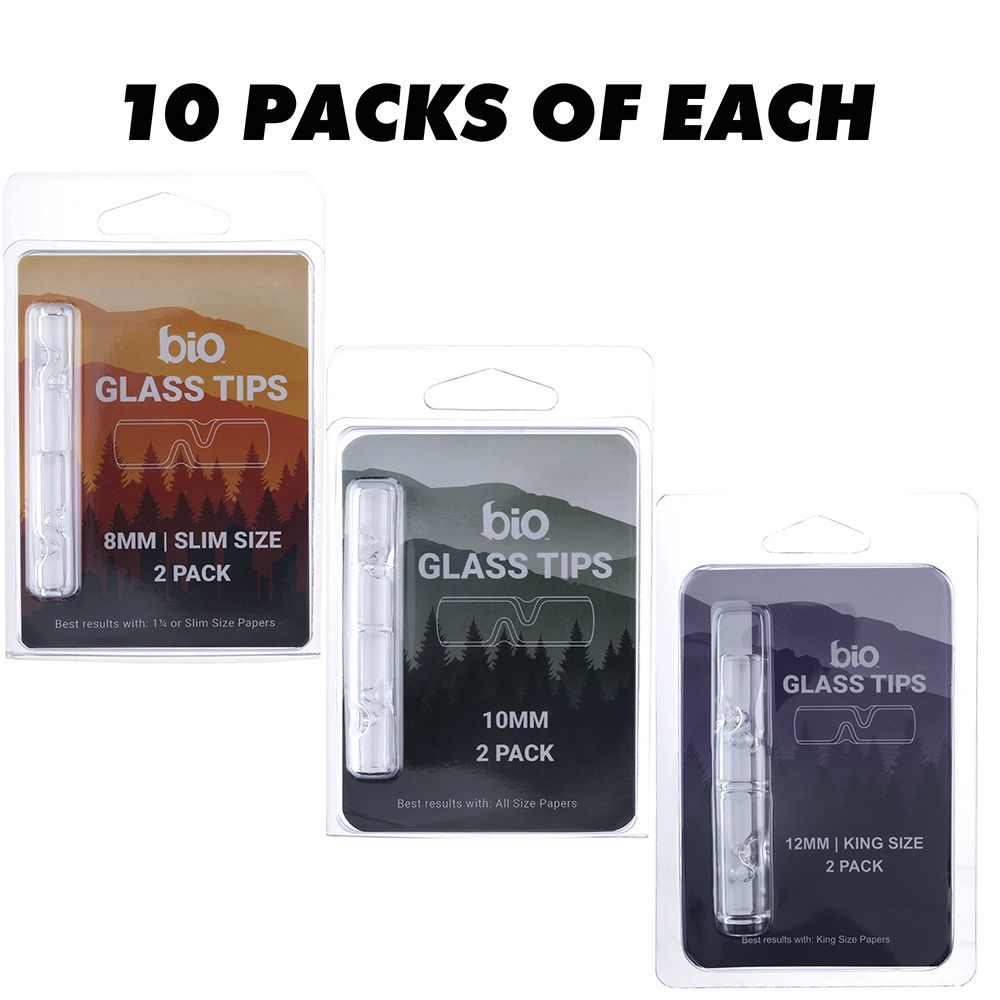 BIO | Glass Tips 2pk (assorted sizes)