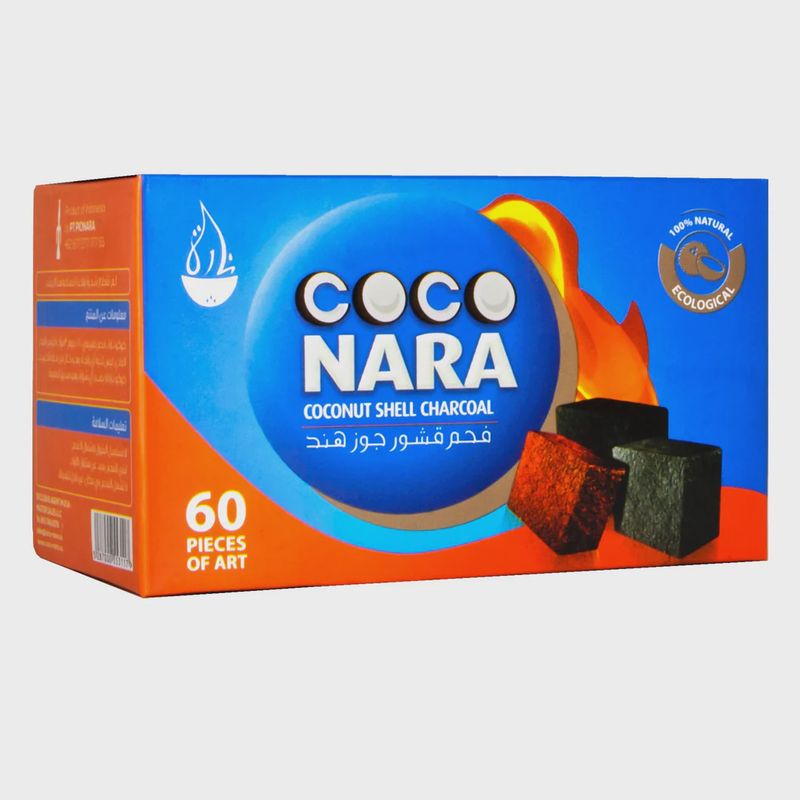 Coco Nara | Charcoal Coal Flat Box (60ct.)
