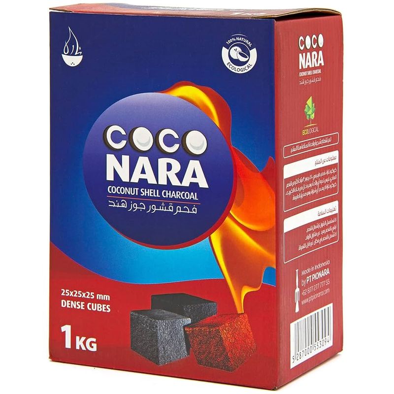 Coco Nara | 1KG Cubes Charcoal (72ct.)