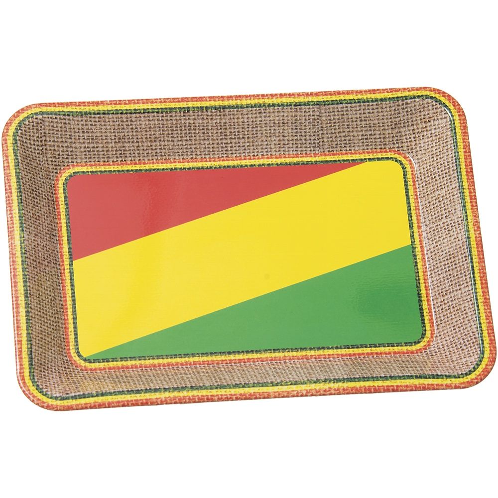 Rolling Tray | Mini Rasta Color (FRT1)