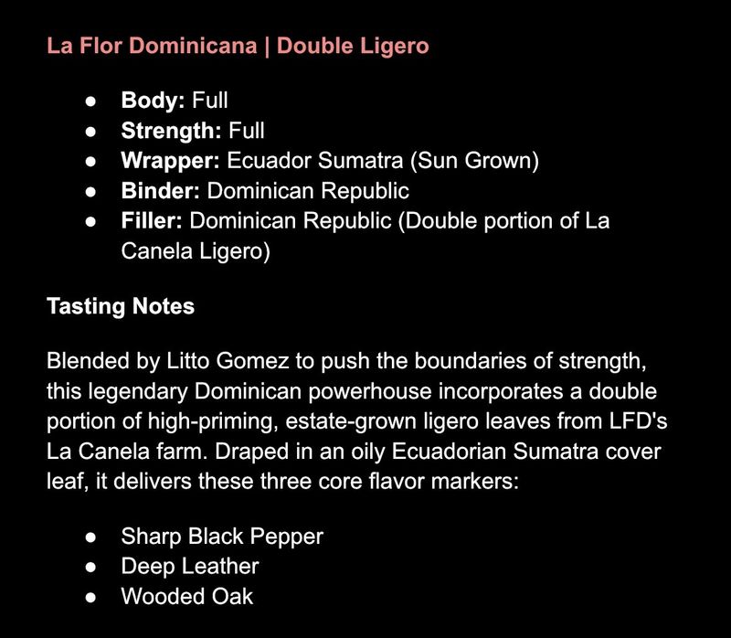 La Flor Dominicana | Double Ligero | DL-660 | Maduro