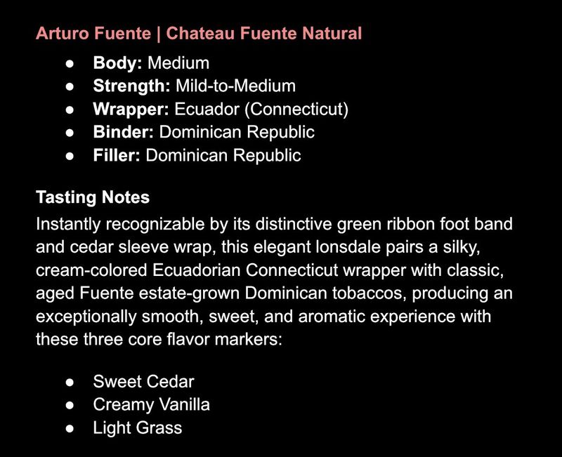 Arturo Fuente | Chateau | Natural