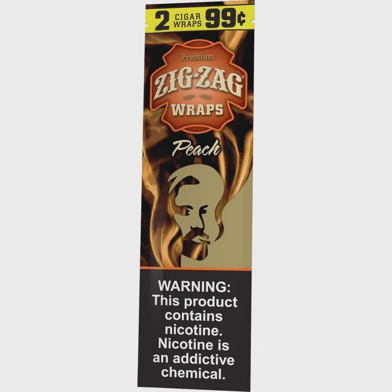 Zig Zag Peach Wrap