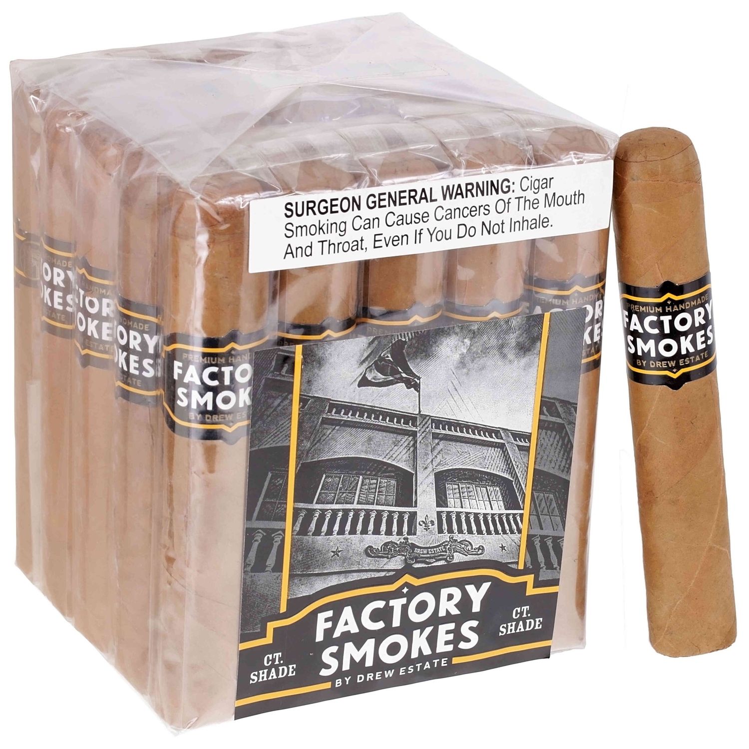 Drew Estate | Factory Smokes | Shade | Robusto | (Bundle/25)