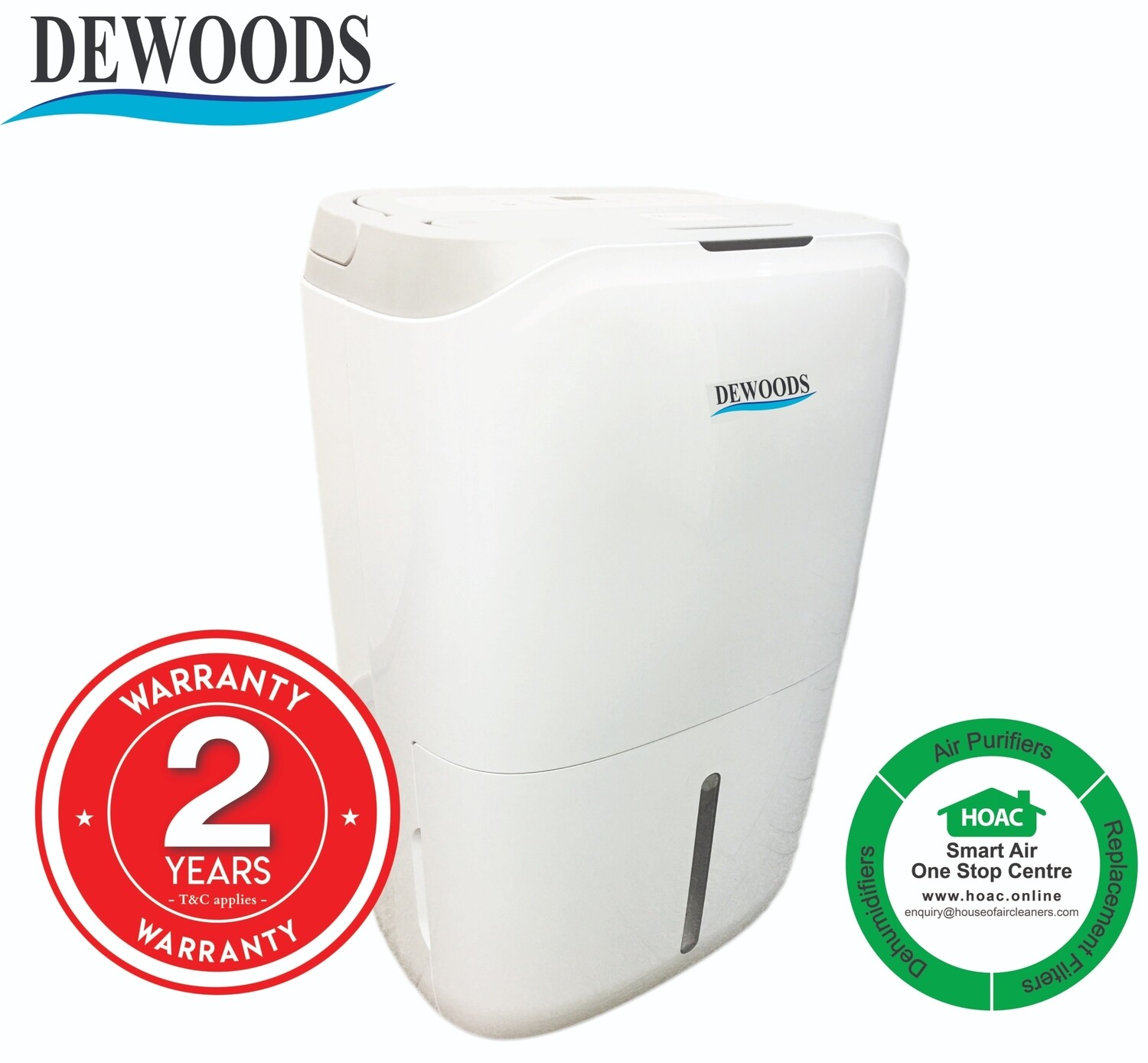 DEWOODS Dehumidifier MDH-20A (20 Litres) With 2 YEARS WARRANTY