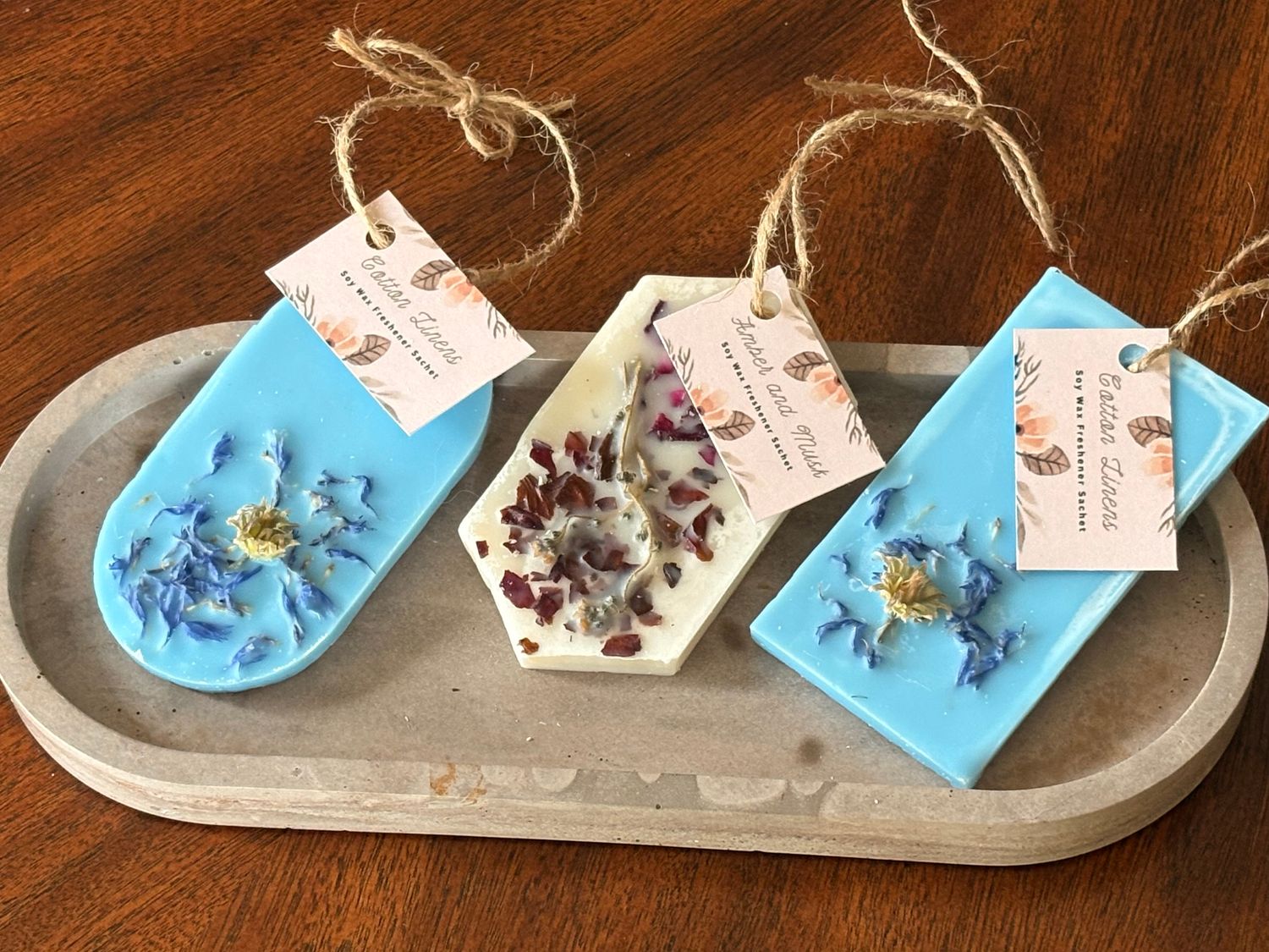 Handmade scented Wax Sachets