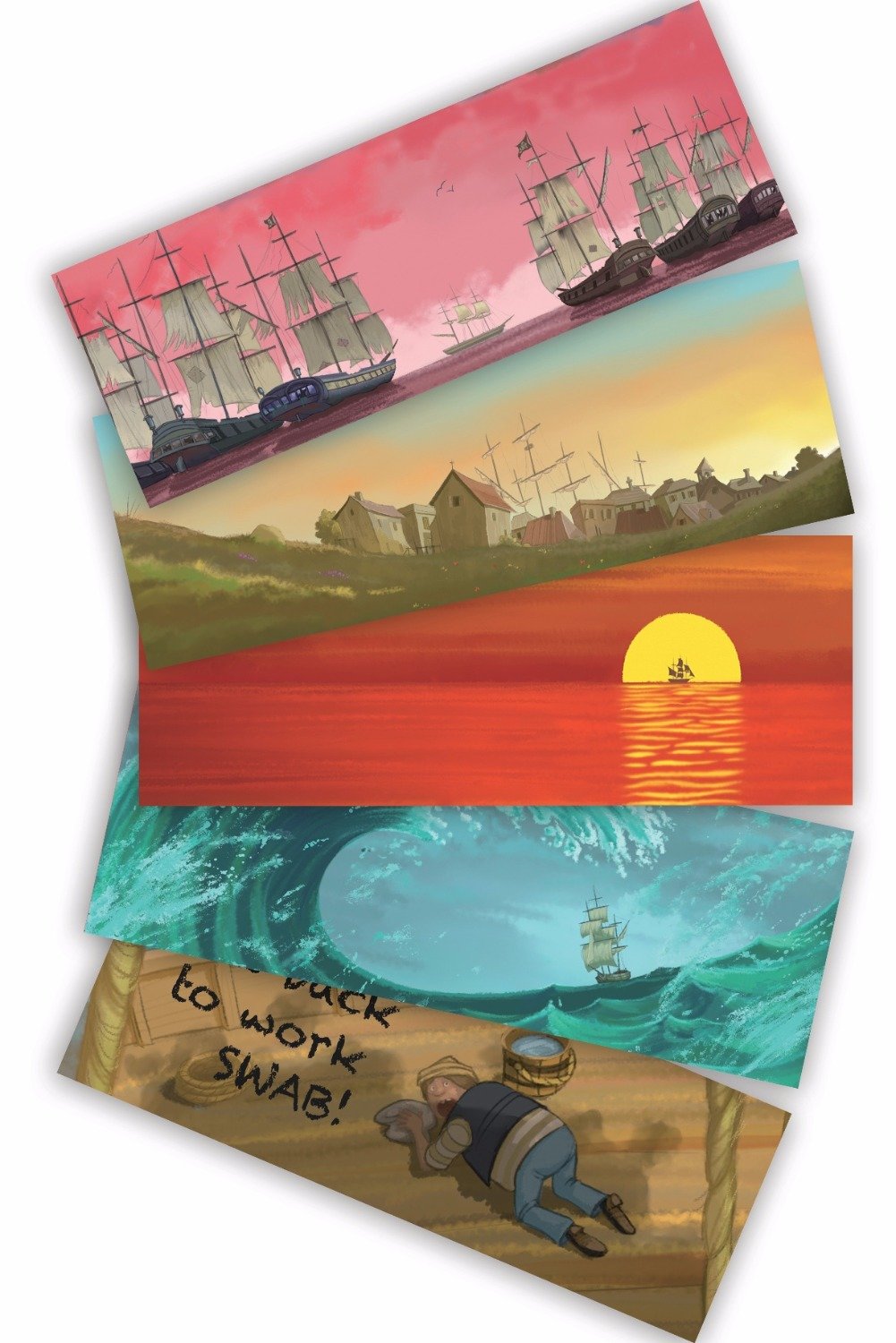 Set of 5 Bookmarks