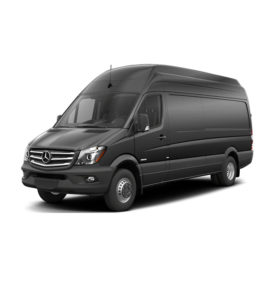 Mercedes Benz Sprinter 2002 vector outline