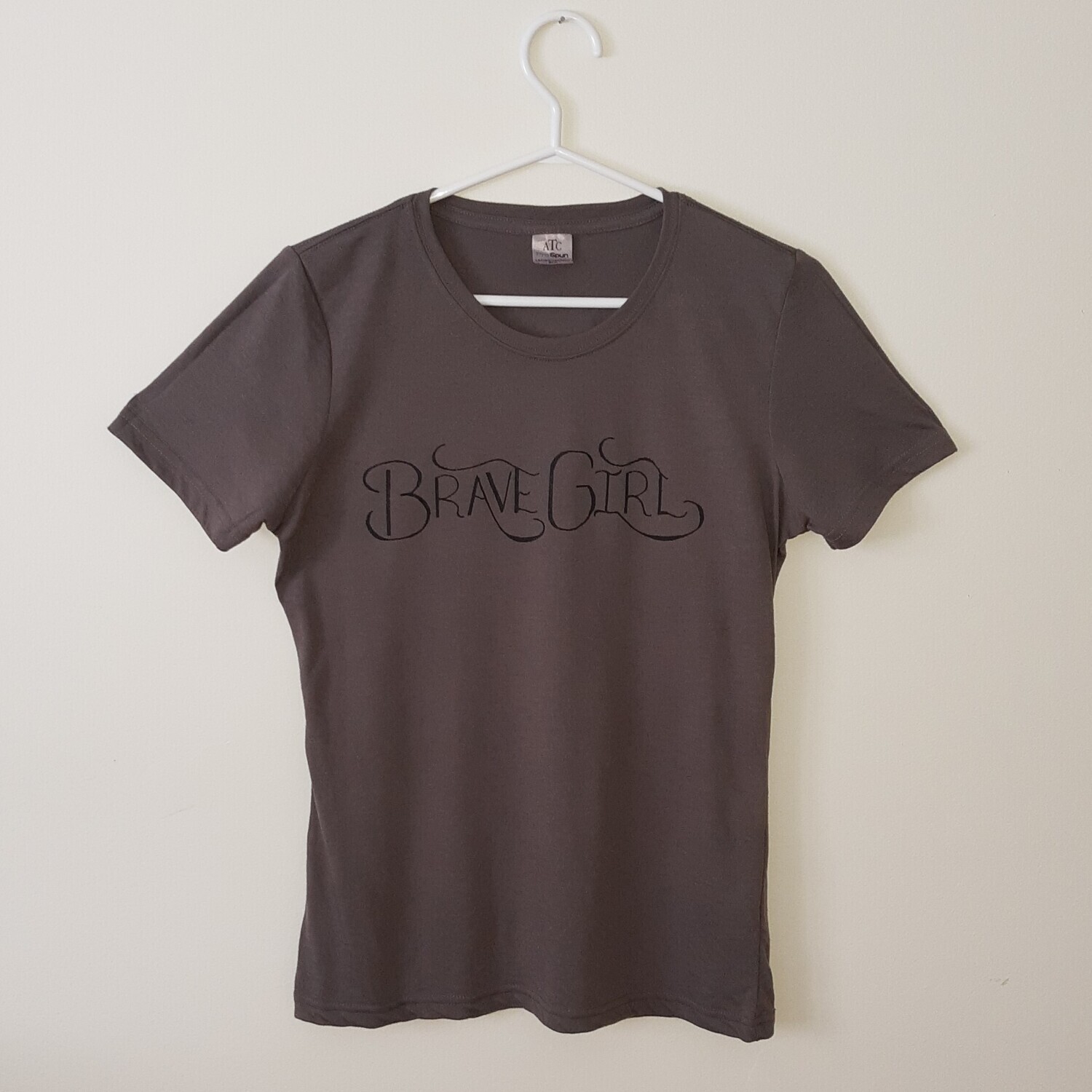 Brave Girl T-Shirt - Women's - Grey/Black