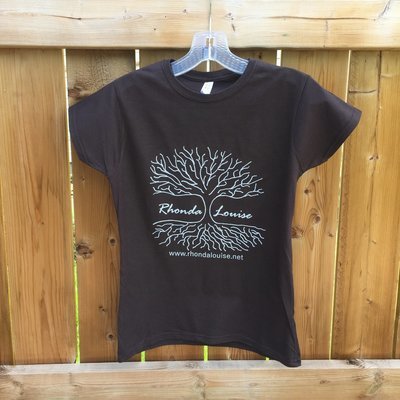 Rhonda Louise Logo T-Shirt - Women&#39;s - Brown/White