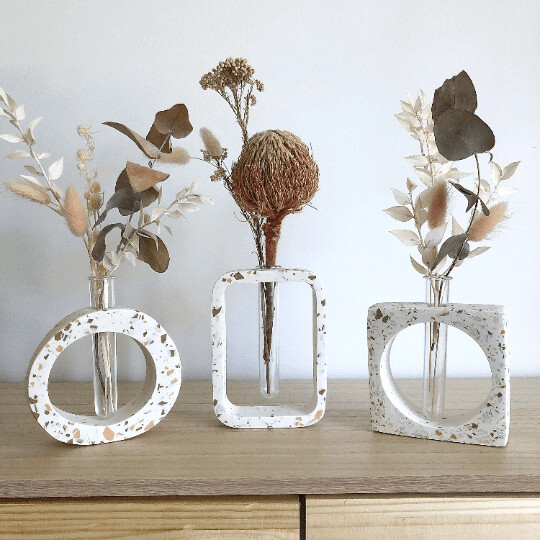 Terrazzo Propagation Vases