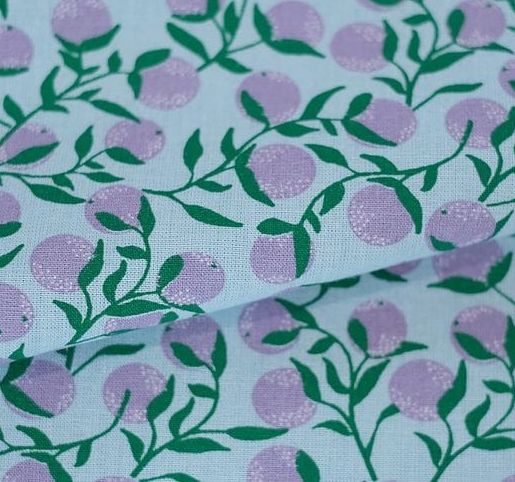 Tkanina bawełniana śliwka