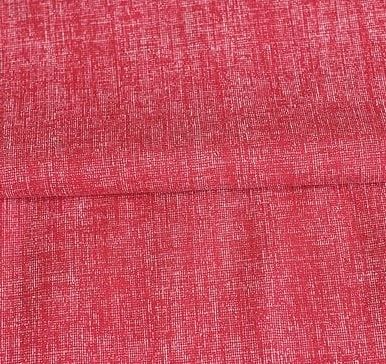 Tkanina bwełniana czerwona postarzana