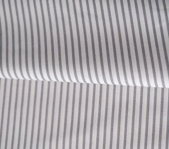 Tkanina bwełniana szara paski