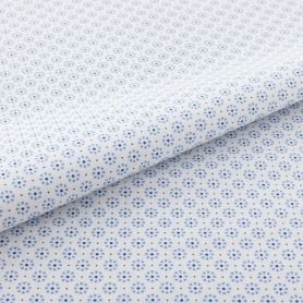 Tkanina bawełniana błękit wzór