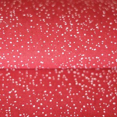 Tkanina bawełniana czerwona plamki Tkanina bawełniana czerwona plamki