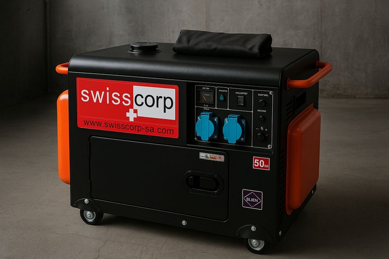 Generador diesel insonorizado Swiss corp 7500w