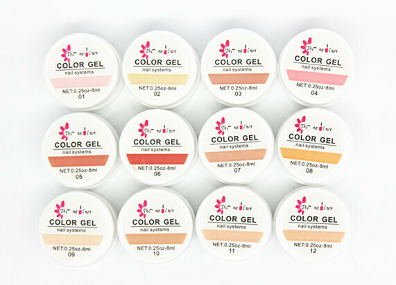 12pcs Nude Gel 8ml