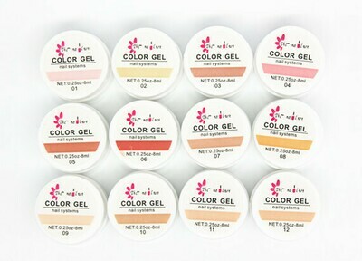 12pcs Nude Gel 8ml