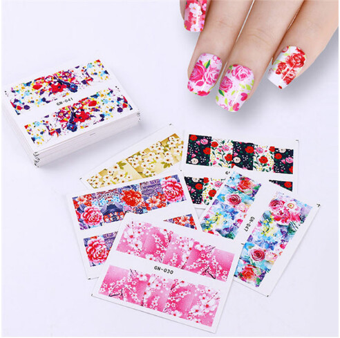 Clearance Sale - GN Full Nail Water Sticker 48pc Buy 1 Get 1 FREE