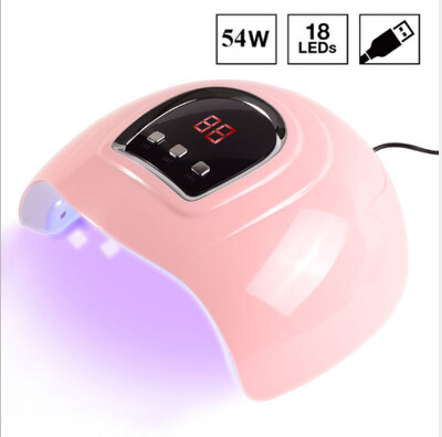 54W Pink UV&LED Lamp ( USB Cable Plug )