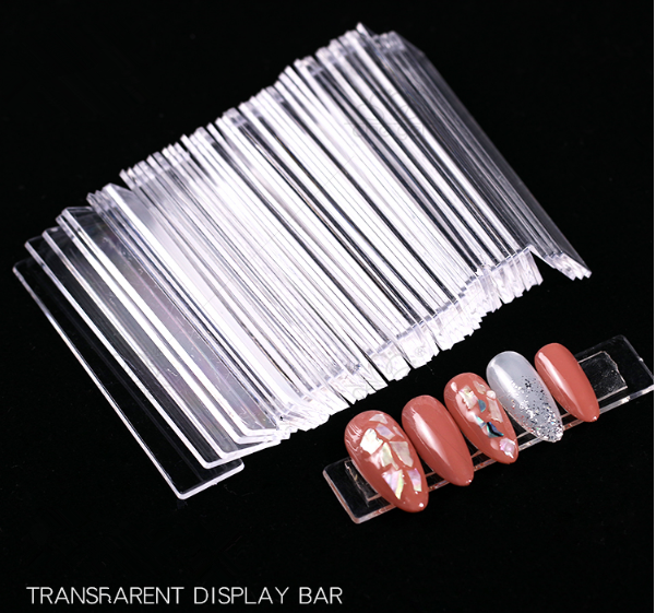 Acrylic Nail Display Strips 50pcs
