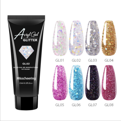 Glitter Poly Gel 15ml