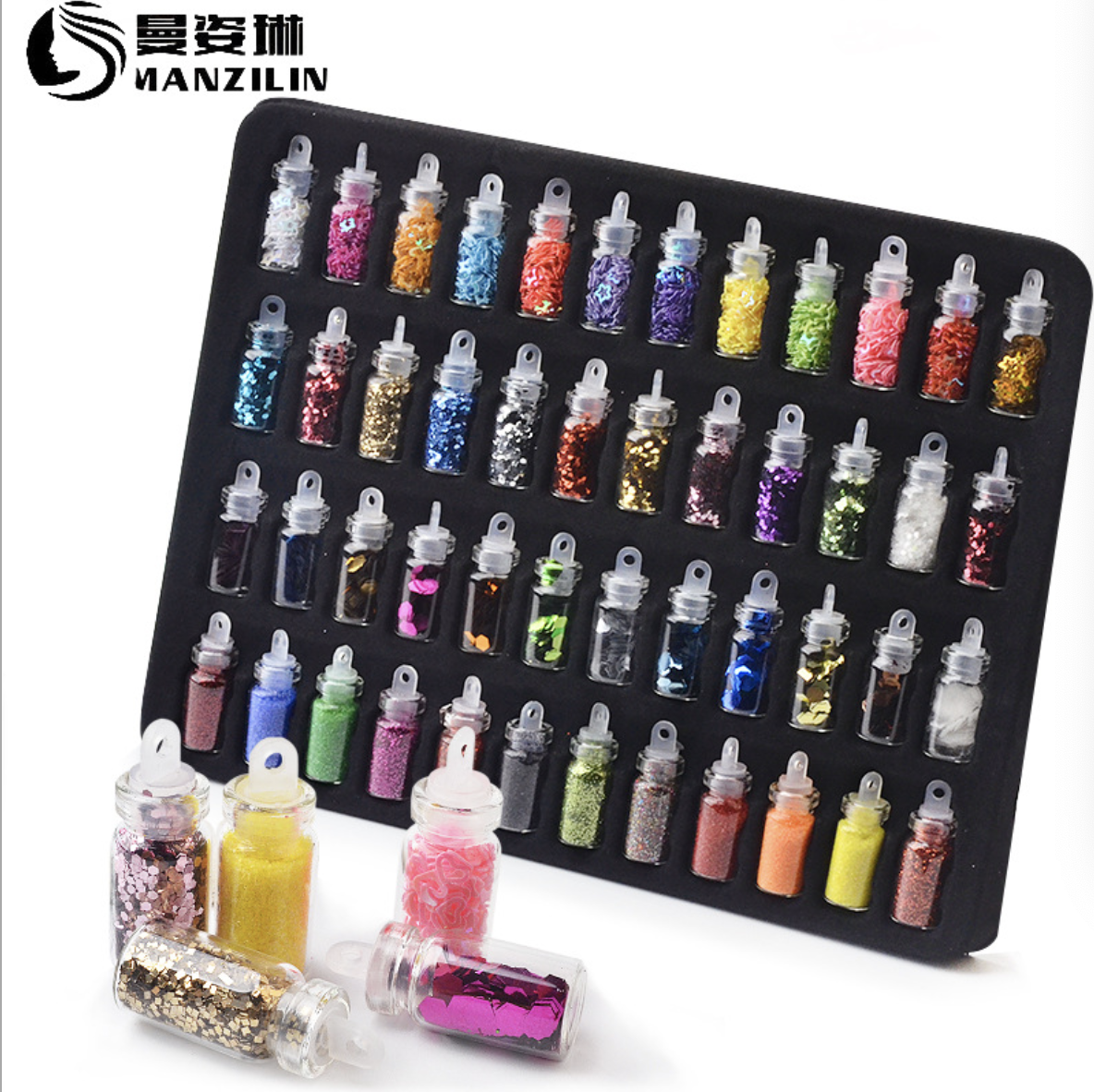 48pcs Nail Art Accessories