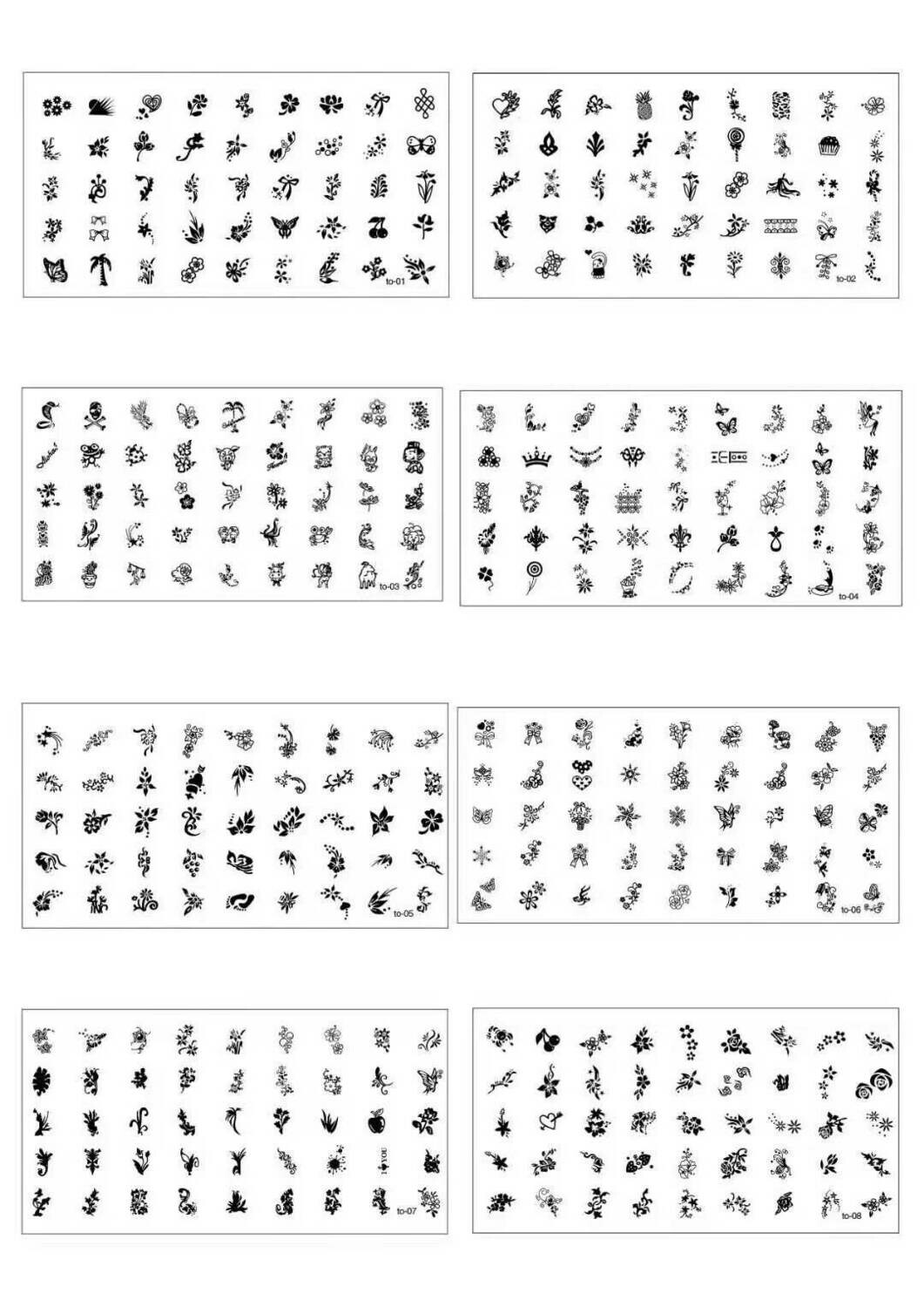 Nail Stamping Metal Plate - TO