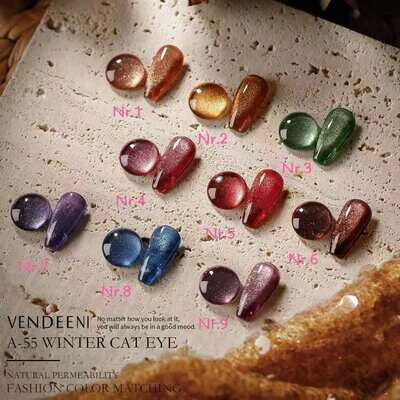 Vendeeni Winter Cat Eye UV/LED Gel Polish 15ml - A55