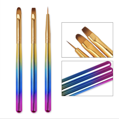 3pcs gradual Manicure Brush