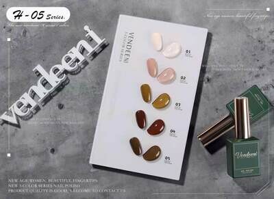 Crazy Promotion - Vendeeni UV/LED Gel Polish 15ml H05 5pcs/Set R120!! WITH COLOUR CHART!!