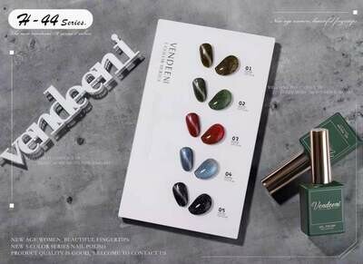 Crazy Promotion - Vendeeni UV/LED Gel Polish 15ml H44 - 5pcs/Set R120!! WITH COLOUR CHART!!