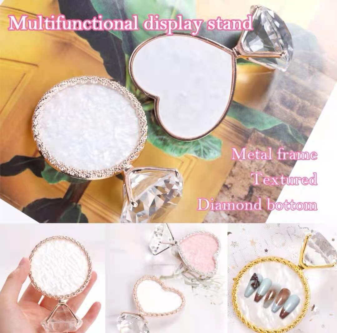 Crystal Diamond Colour Display Stand