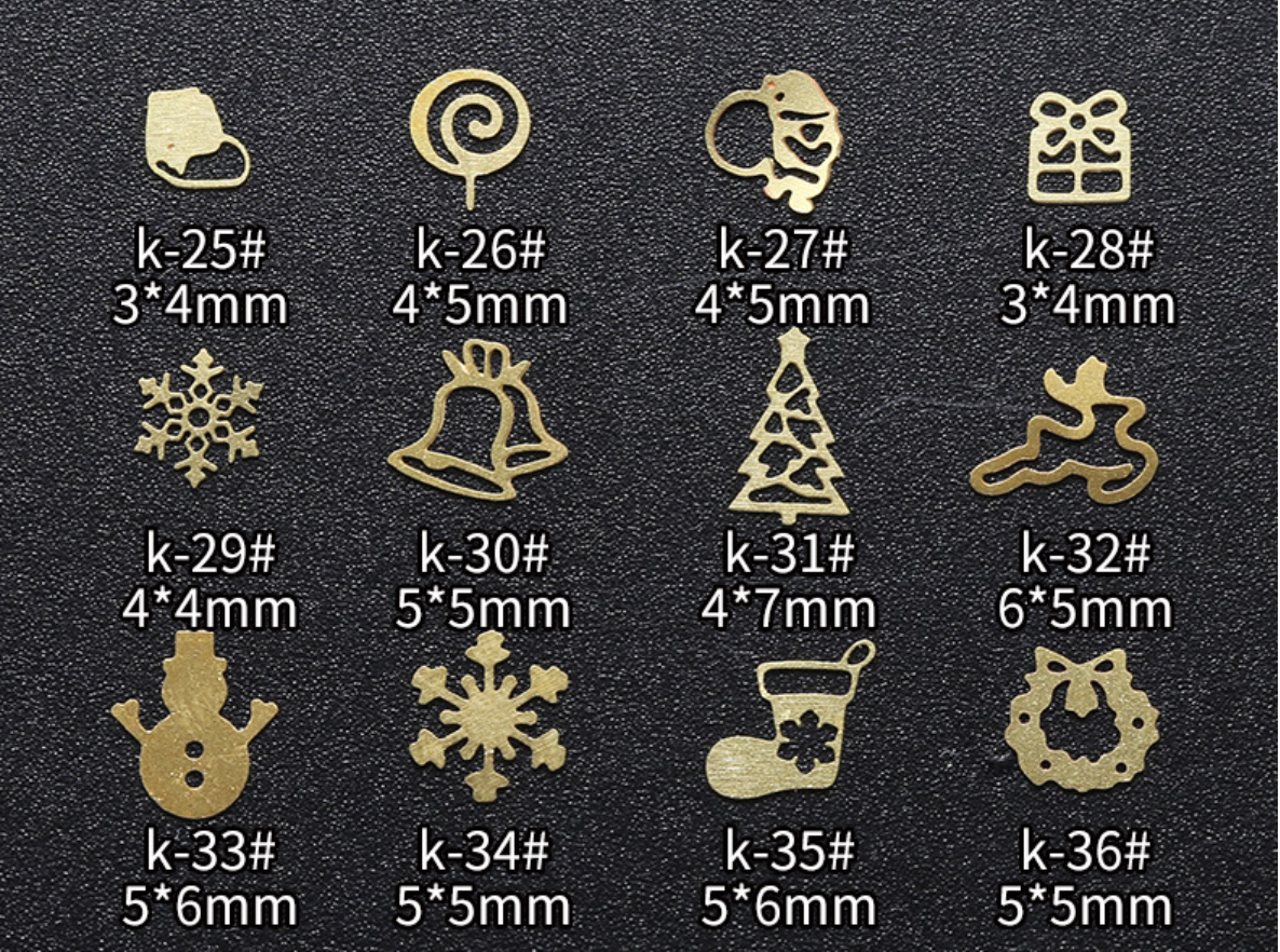 Clearance Sale - Christmas Metal Slice 50pcs ( Buy One Get One For FREE )