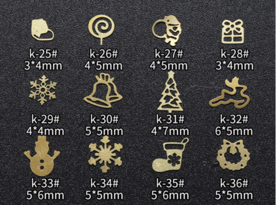 Clearance Sale - Christmas Metal Slice 50pcs ( Buy One Get One For FREE )