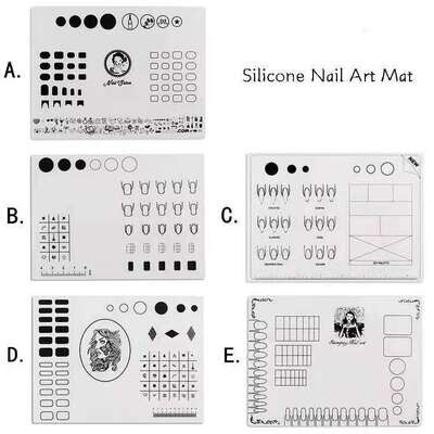 Silicone Nail Art Mat