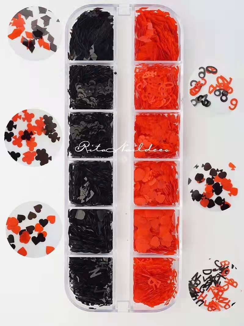 Nail Decoration Play Cards