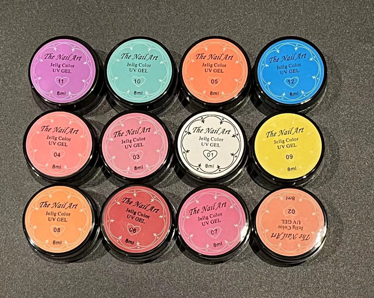 Jelly Gel Set 12 Colours