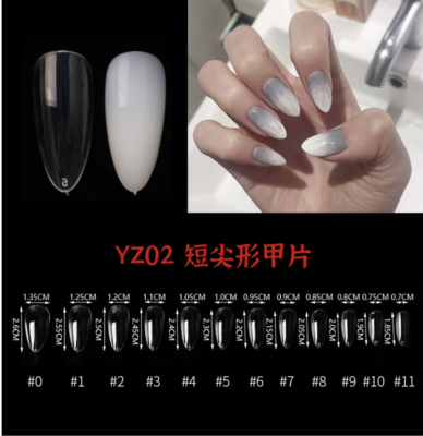 YZ02 Almond Nail Tips 500pcs