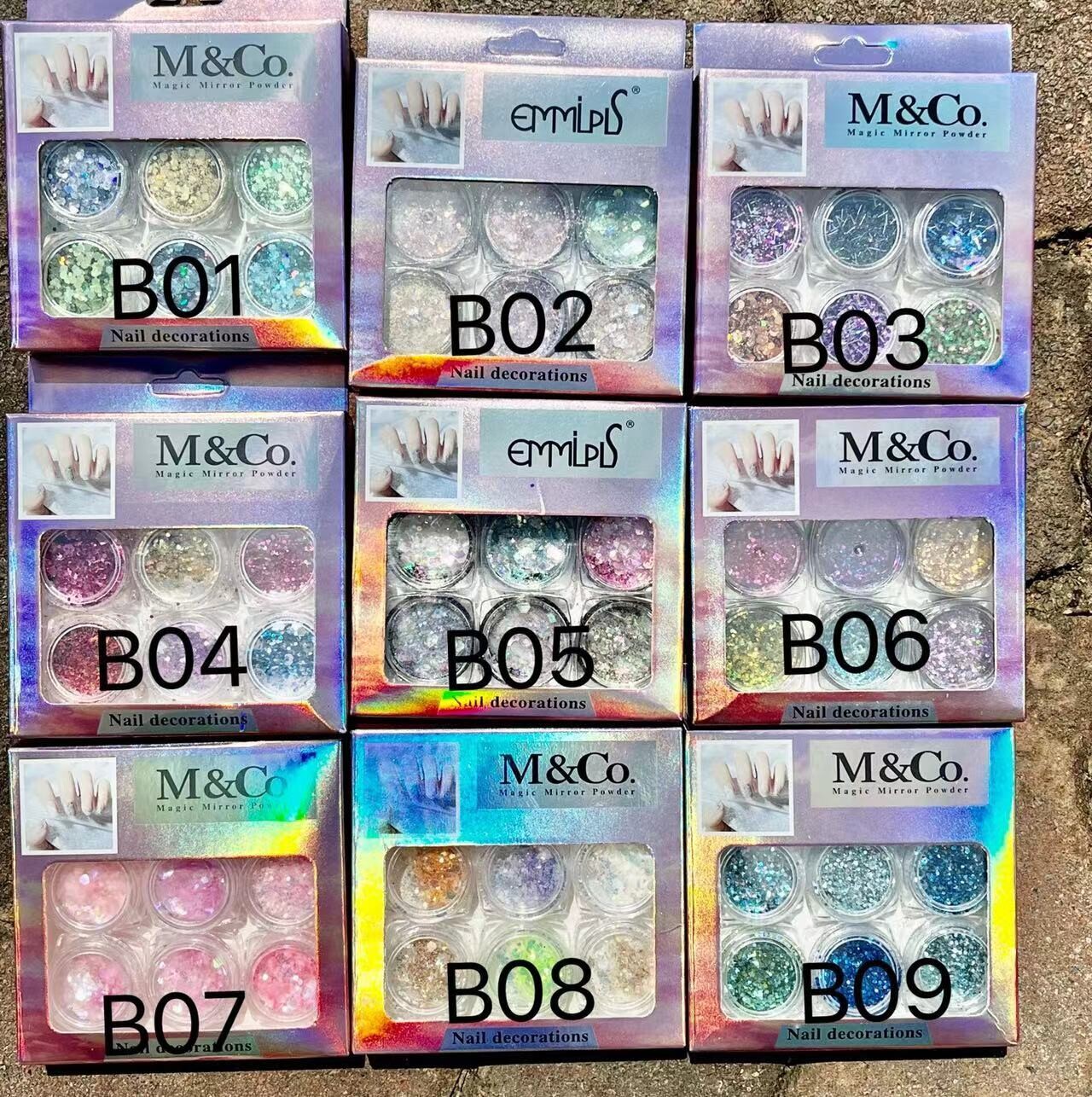 Clearance Sale - B Flake Nail Art Decoration * 5pcs