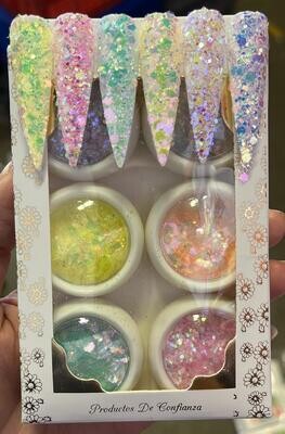 6 colours Stunning Glitter