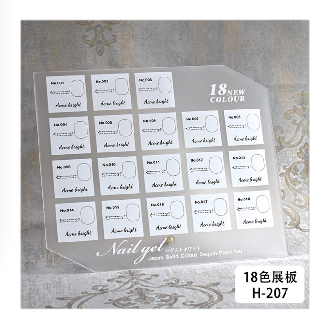 Colour Display Acrylic Board 18 Colours - 207