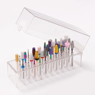 30 hole drill bit clear box ( Drill Bit not included )