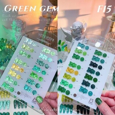 Vendeeni 15 Colours Diamond Chipping Gel Polish 15ml - F15