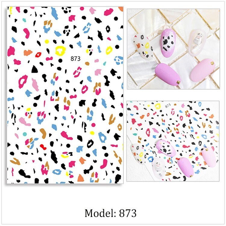 Nail Sticker - JO873 Cow