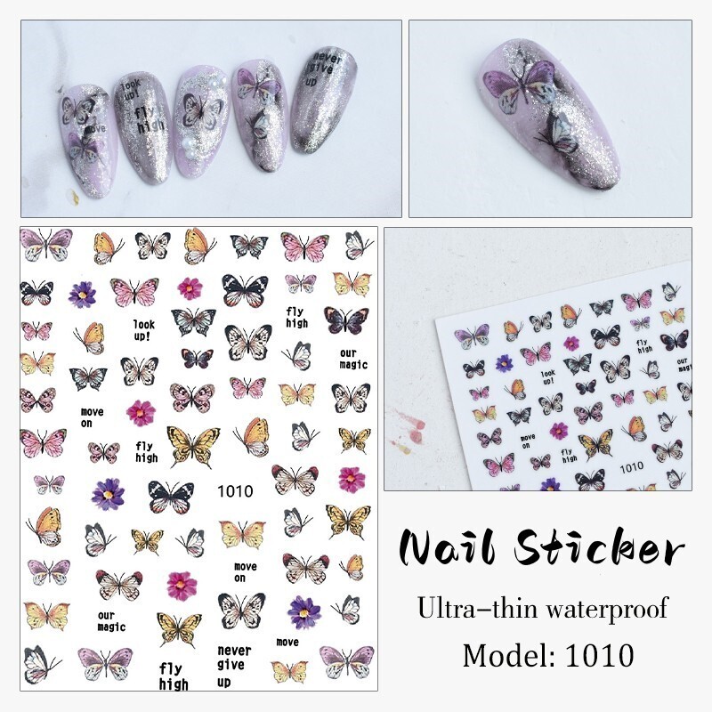 Nail Sticker - JO1010 Butterfly