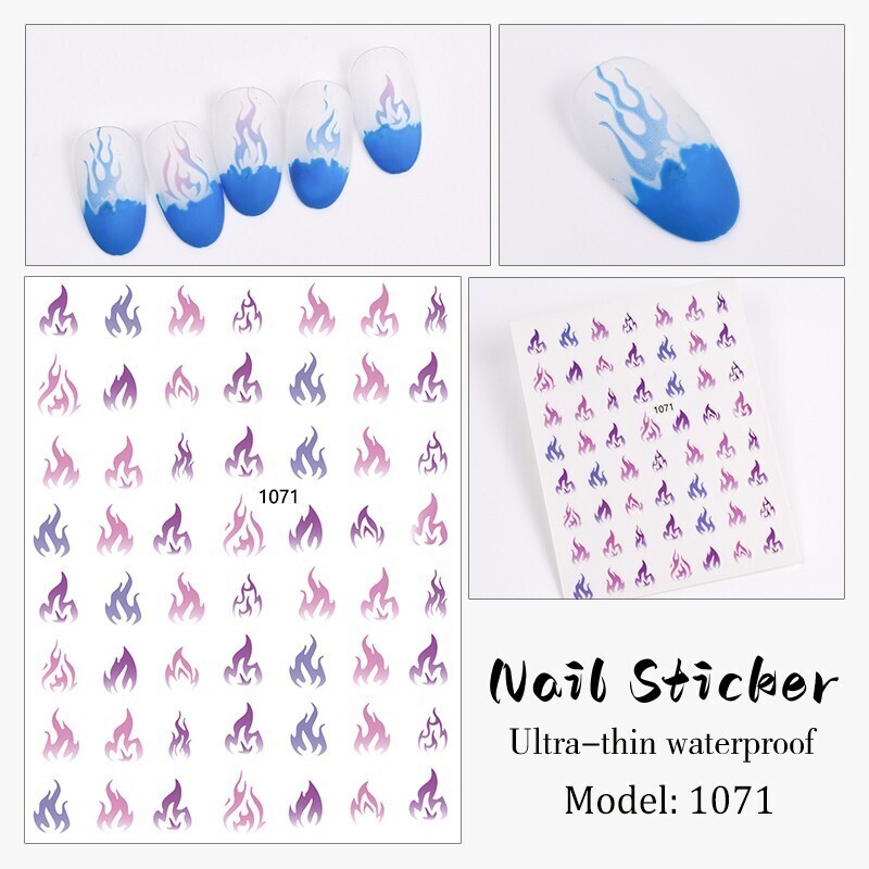 Nail Sticker - JO-1071 Flame