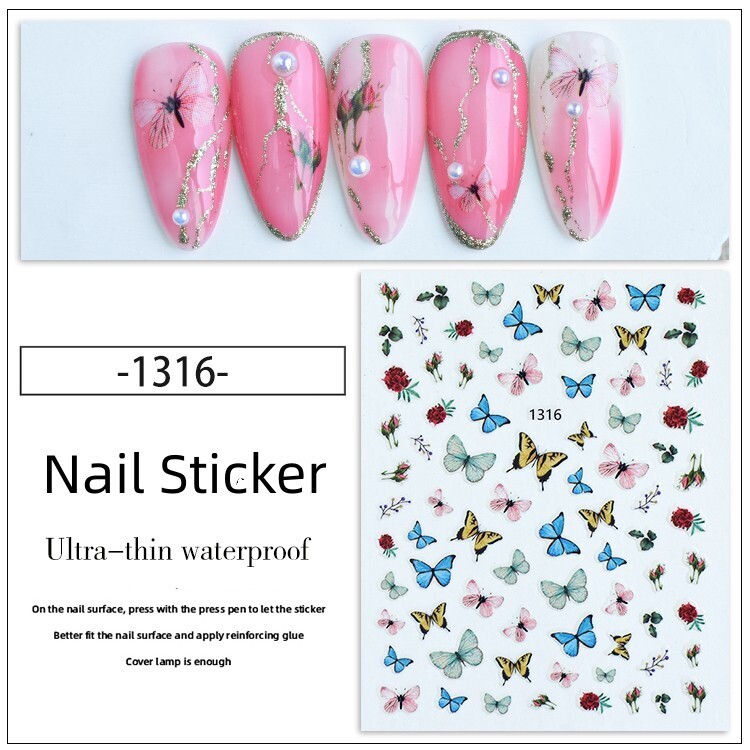 Nail Sticker JO1316 Butterfly