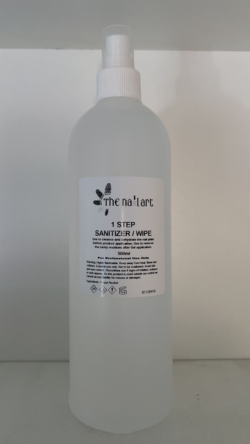 1 STEP Sanitizer / wipe Spray 500ml